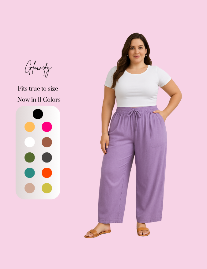Wide Leg Linen Pants